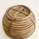 Panier rotin cerclage laiton 70-80
