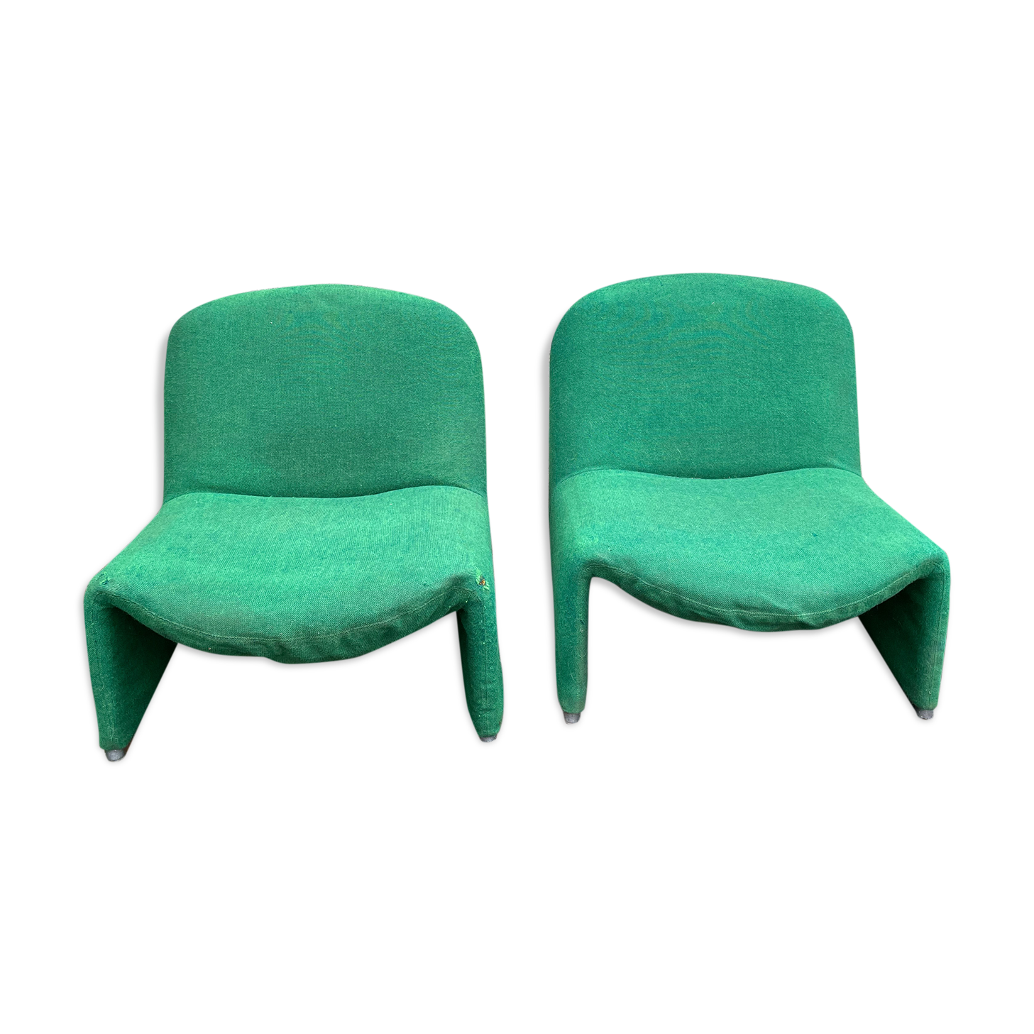 Set of 2 armchairs Alky, Giancarlo Piretti for Castelli, circa 1970