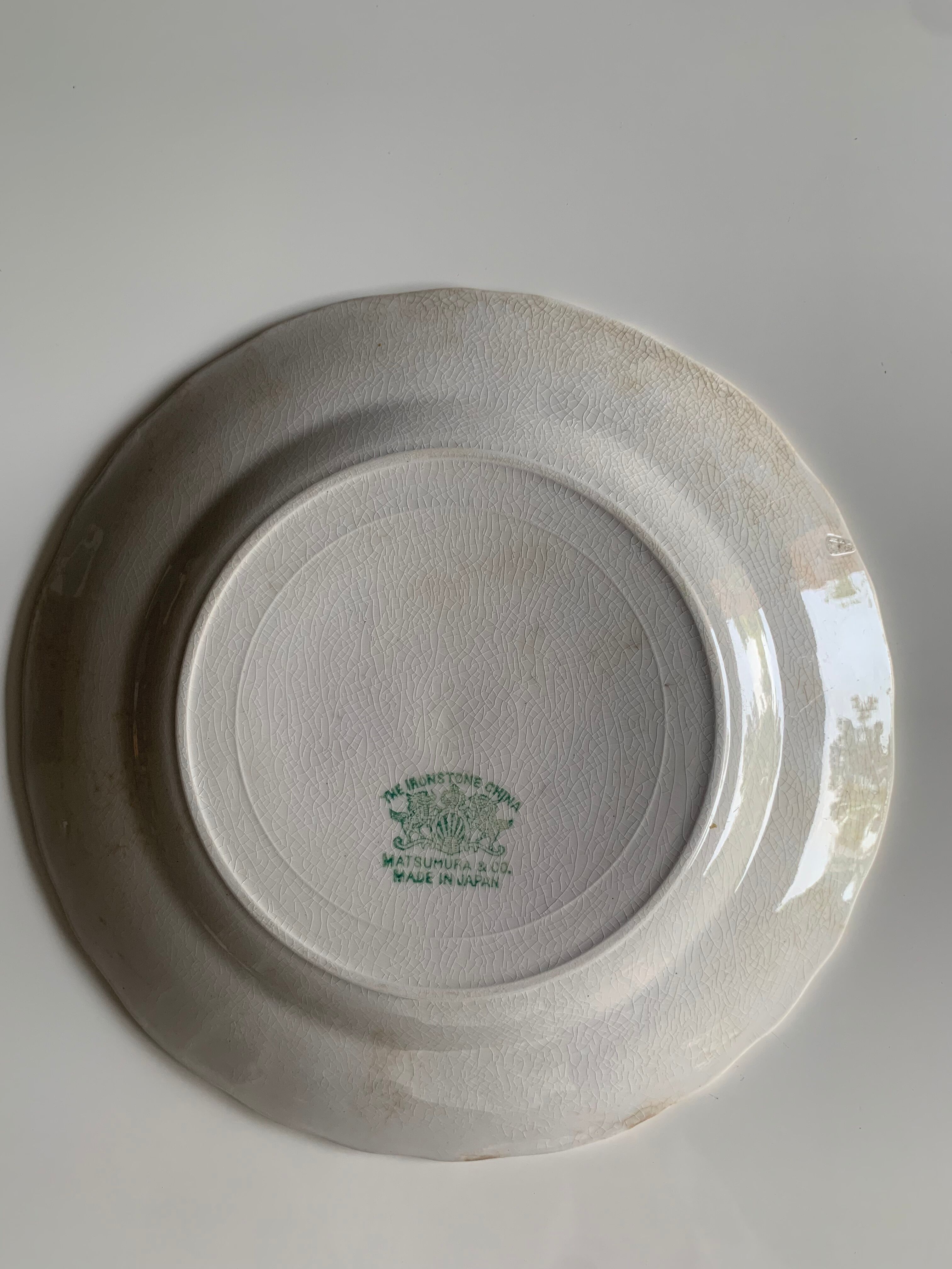 Set of 3 dessert plates Matsumura & co, made in Japan