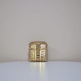 Vintage brass wall lamp beads