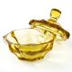 Art Deco bonbonniere, crystal, Moser, Czechoslovakia, 1930s