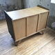 Black and wood vintage dresser