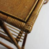 Rattan bedside table