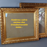 Canal frame in molded wood