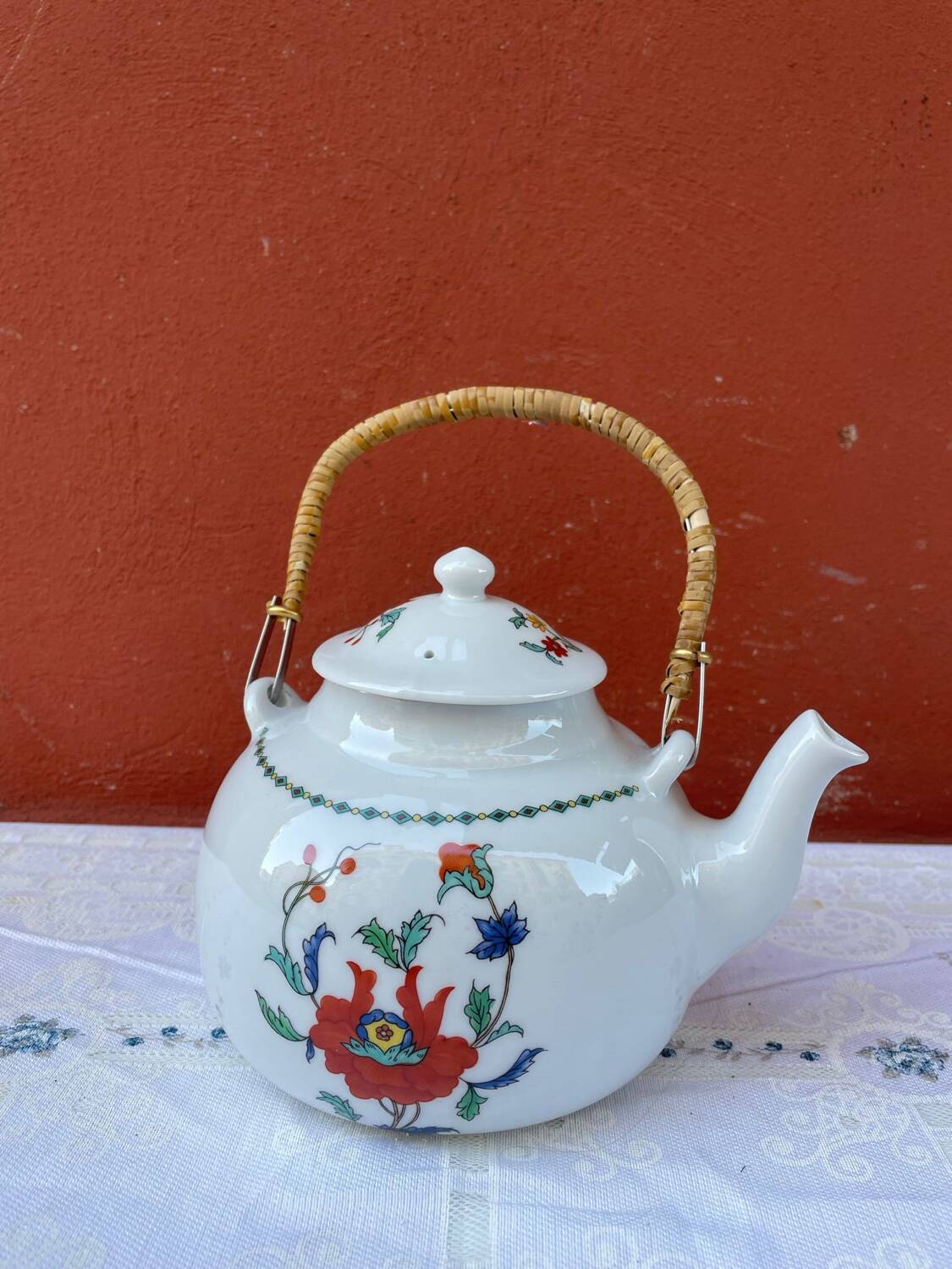Porcelain teapot