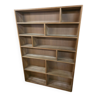 Vintage 70s fir bookcase