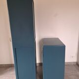 Vintage asymmetrical wardrobe