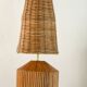 Mid-century Modern Style Pencil Reed Wicker Table Lamp