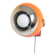Eye ball wall lamp Space Age orange 60s