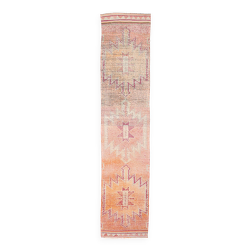 Tapis coureur vintage orange pâle