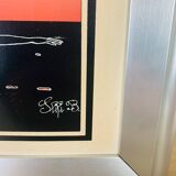 Nude silkscreen painting from the 80s