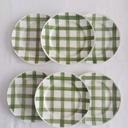 Set of 6 deep plates Moulin des Loups, Tablecloth