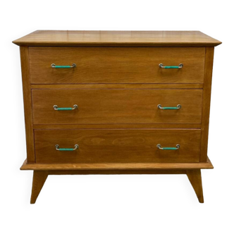 Vintage chest of drawers with compass feet