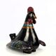Zoomorphic ceramic vase in the style of Guidette Carbonell