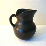 Black terracotta pitcher