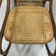 Rocking chair Thonet en bois courbé et cannage