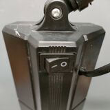Unilux - Lampe de bureau articulée noire 2 bras - Années 1980/90