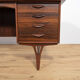 Mid-Century Freestanding Rosewood Desk, 1960s
