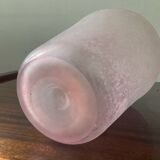 Vintage “Scavo” vase in glass paste