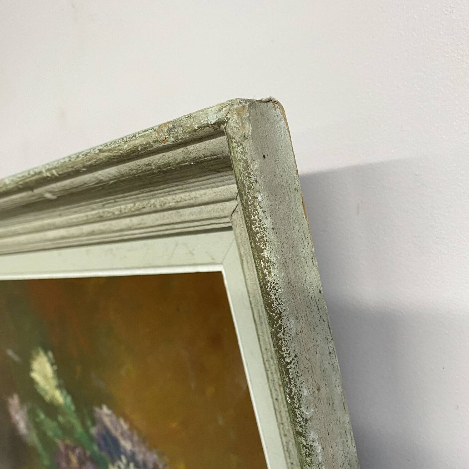 Painting early 20th century "Dahlias"