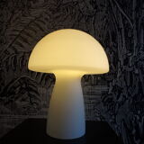 Frosted opaline mushroom lamp