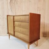 Chest of drawers with 1 door and 4 drawers