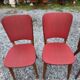 6 vintage oak chairs from the 1960s