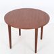 Round Winge Møbler “No. 31” teak coffee table / Mid-century Danish modern design / 1960s