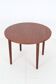 Round Winge Møbler “No. 31” teak coffee table / Mid-century Danish modern design / 1960s