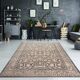Tapis persan oriental gris et beige 160x230 cm