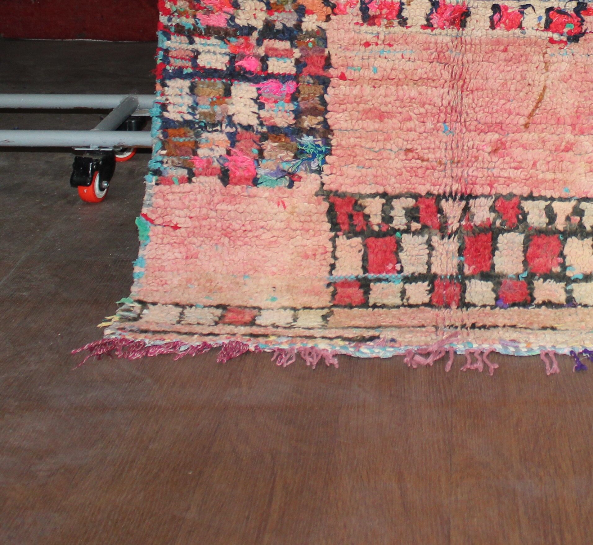 Kilim carpet boucherouite 104x141cm