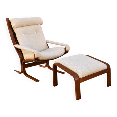 Fauteuil design Siesta par Ingmar Relling années 1960 1970 1980