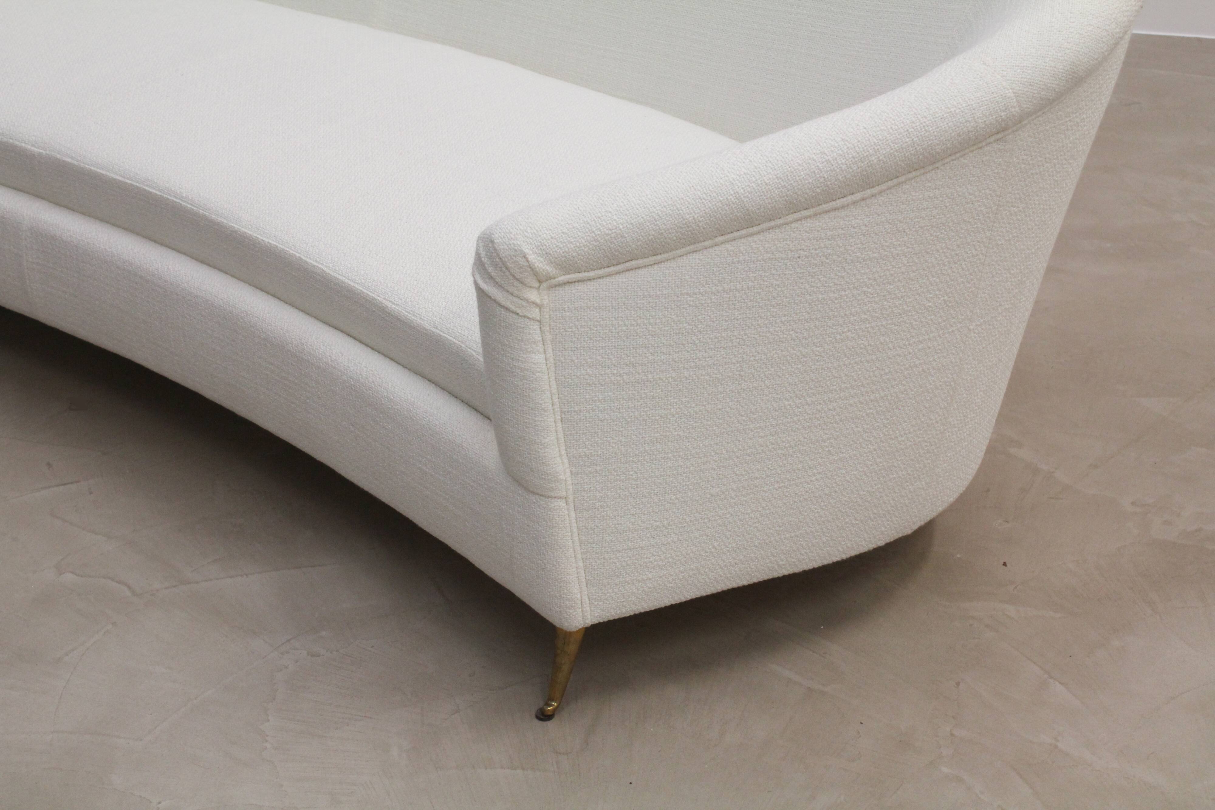 White italian sofa