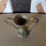 Retro soliflore vase gilded metal