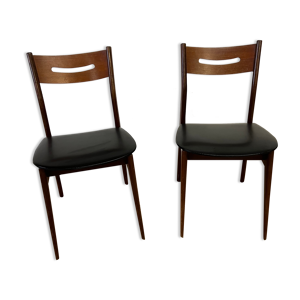 paire de chaises en bois
