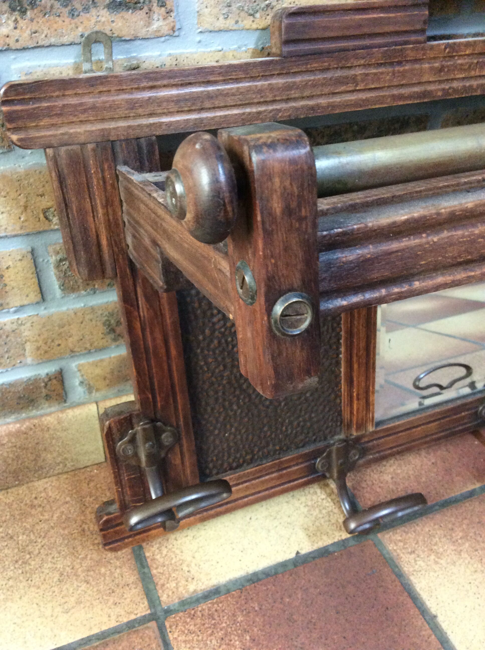 Door wall coat wooden