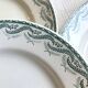 Set de 5 assiettes Terre de Fer Saint-Amand, modèle Réjane