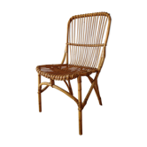 Chaise rotin vintage