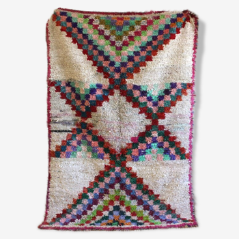 Berber hand-woven berberouite rug in Morocco 157x242cm