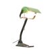 Lampe de bureau Bauhaus Notary Lamp Erpe Modèle 52 Émail vert