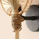 Applique murale en palmier naturel 44 x 33 cm