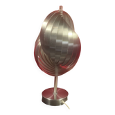 Henri Mathieu 70's Kinetic Design Lamp Brushed Aluminum - 36 cm