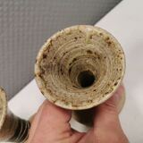 A set of beautiful ceramic candle holders from Danish Tue Poulsen.