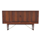 Sofus Jorgensen cross-leg highboard in rosewood Nyrup Denmark 1960
