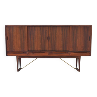 Sofus Jorgensen cross-leg highboard in rosewood Nyrup Denmark 1960