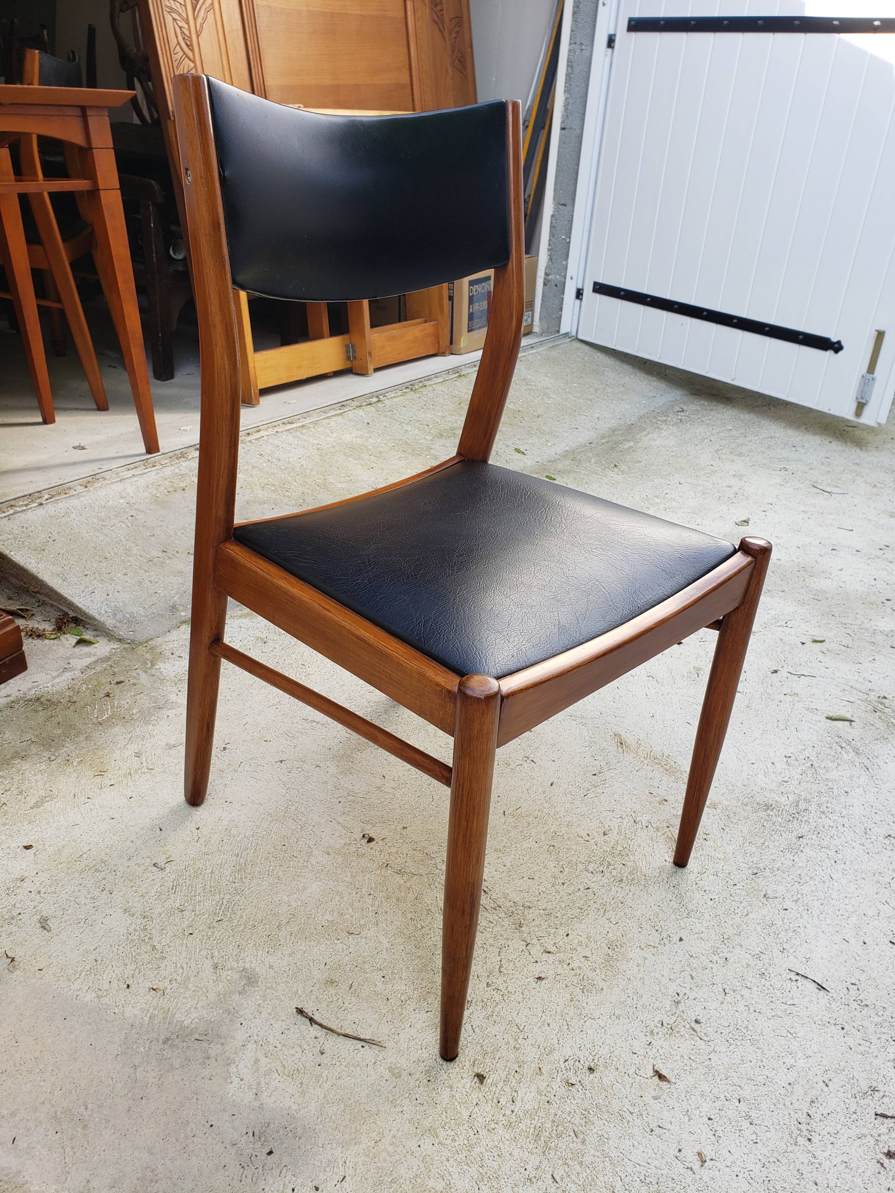 4 vintage chairs from the 50s/60s