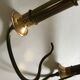 Brass wall lamp circa 1950