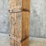 Coffre ancien table basse XIXe siècle 57x152 cm