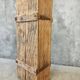 Coffre ancien table basse XIXe siècle 57x152 cm