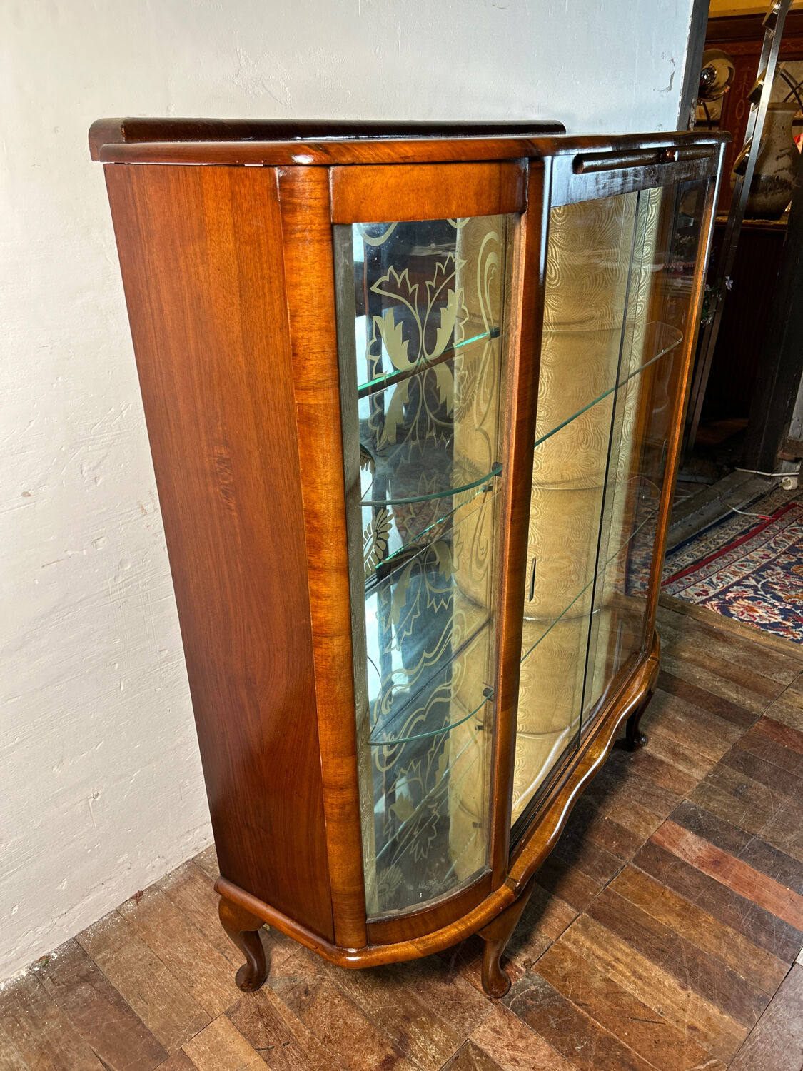 Art Deco Vintage Brocante Display Cabinet Cocktail Bar 1930